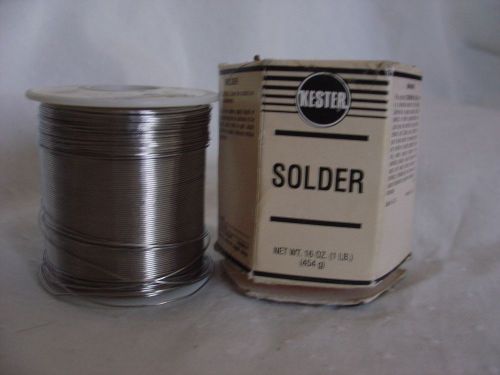 Solder wire 1 lb spool kester 24-6337-8807 0.020&#034; .50mm diameter lead flux core for sale