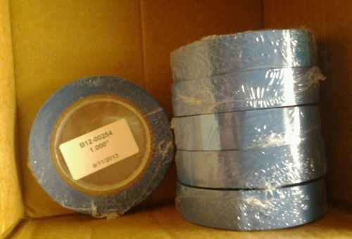 6 lot Epsi b12-00254 powder coat paint tape roll 1.0&#034; x 72yards polyester blue