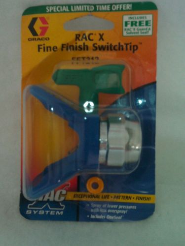 Graco fft212 rac x fine finish switchtip airless spray tip 212 free $25.00 guard for sale