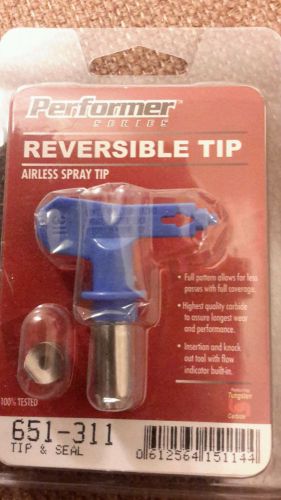 Performer Series Airless Paint Reversible Spray Tip 311 New