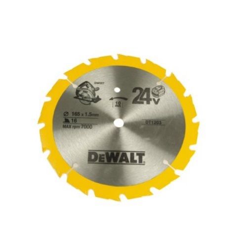 Brand New DeWalt DT1205QZ 165 x 10mm x 36-Tooth Trim Saw Blade