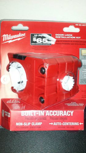 Milwaukee 49-22-4073 door lock installation kit, new item for sale
