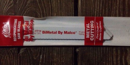 Malco BiMetal Thin Flex 4TF18 TPI 17 LG 6&#034; Metal Cutting Blades
