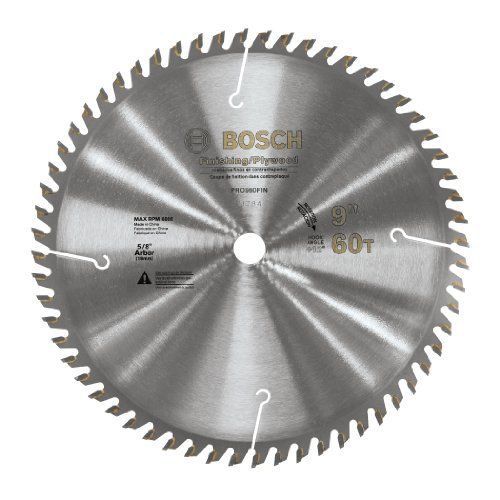 Bosch pro960finb 9&#034; 60t atb fin circular saw blade for sale