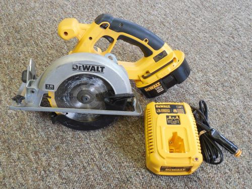 Dewalt dc390 battery powered circular saw for sale