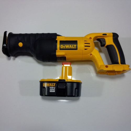 New dewalt 18v dc385 cordless reciprocating saw, dc9096 battery,18 volt xrp for sale