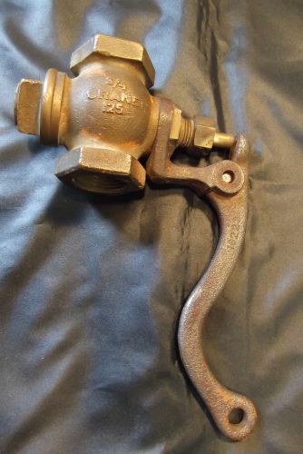 Brass 3/4 Inch Crane Steam Whistle Valve