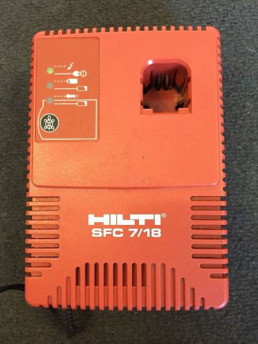 Hilti SFC 7/18 Battery Charger 7.2v-18volt
