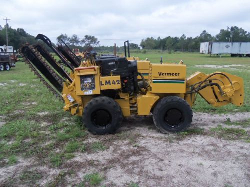 Vermeer lm42 vibratory plow trench bore one owner serviced deutz diesel engine for sale