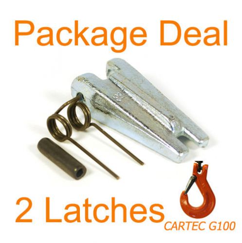 Cartec 1/2&#034; sling hook latch kit grade 100 - package of 2 for sale
