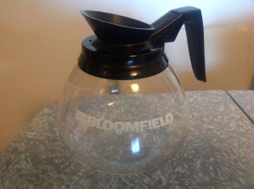 Commercial Diner cafe Bloomfield Coffee Pot  Black replacement used