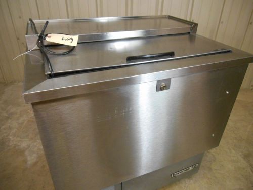 Stainless Beverage Air SF-34-S Shallow Well Bottle Cooler