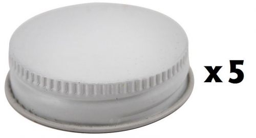 Beer Growler Replacement Caps - Set of 5 Lids - 1/2 Gal - Craft Brew Glassware