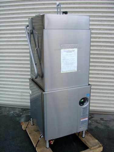 Hobart am15t commercial high temp tall dishwasher , nat gas hi temp panwasher for sale