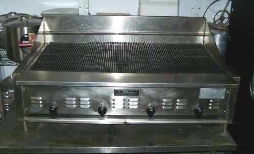 Tec 4 burner infrared counter top char broiler; 54 inch; natural gas for sale