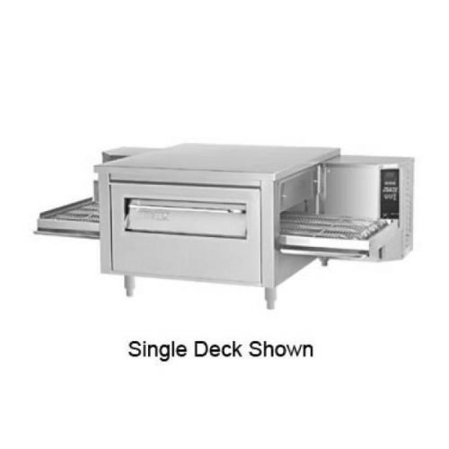 Zesto (cg3018-2)- 58&#034; gas double stacked conveyor oven for sale