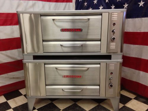BLODGETT PIZZA OVEN 1000 DOUBLE STACK STONE DECK MINT 1048 USED REFURBISHED