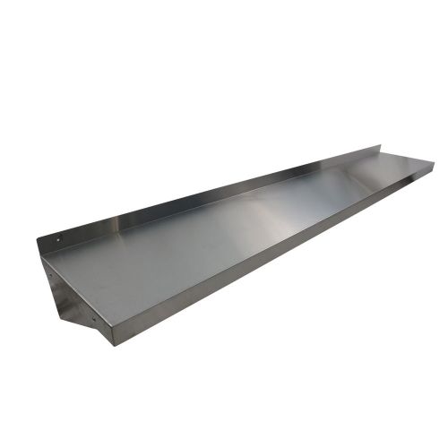 1220mm x 356mm NEW STAINLESS STEEL WALL MOUNTED SHELF SHELVING DISPLAY UNIT