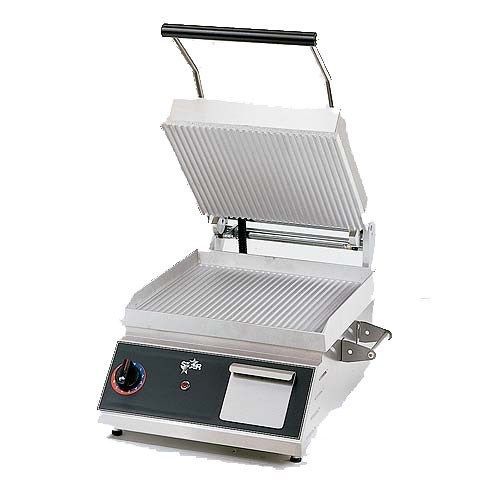 STAR (CG14B) 14&#034;x14&#034;  HEAVY DUTY GROOVED PANINI GRILL