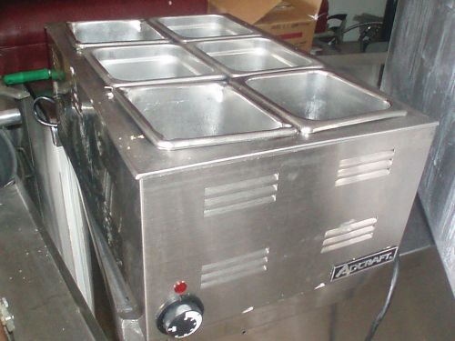 COUNTERTOP 115V STEAM TABLE STEAMTABLE STEAMER SOUP CHILI RESTAURANT DETROIT