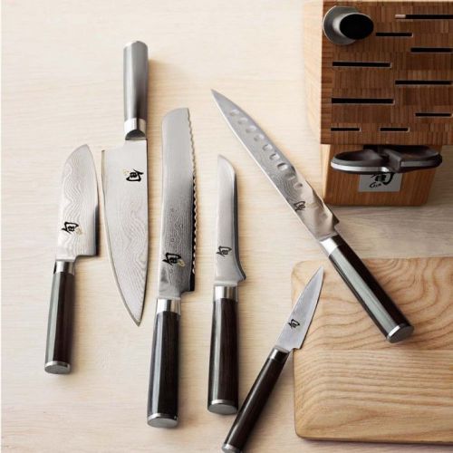 From EUROPE - Shun Classic 9-Piece Knife Block  - Williams-Sonoma 8551814 knives