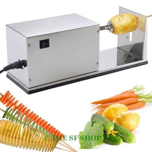 France stainless steel electric automatic twist potato cutter for sale
