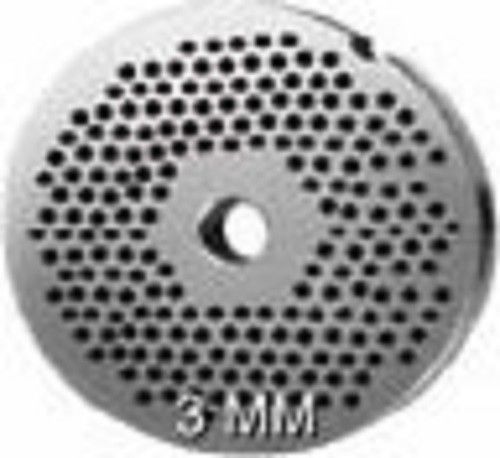 20/22 S/S Meat Grinder Plate 3mm (1/8&#034; Hole)