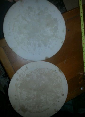 Two 15-Inch Pizza Baking stone USED NO CRACKS
