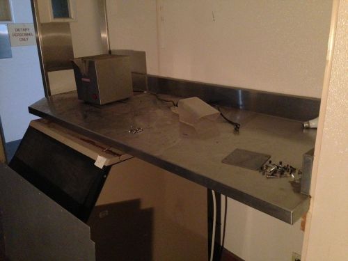 Stainless steel work bench 25 x 69 for sale