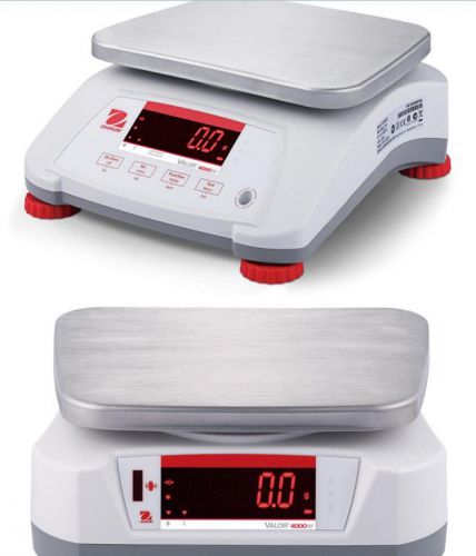Ohaus valor 4000 v41pwe1501t washdown portion bench scale,3x0.0005 lb,ntep,legal for sale