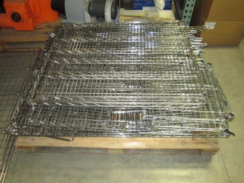Pallet of 16 wire shelving horizontals (details in item description) for sale