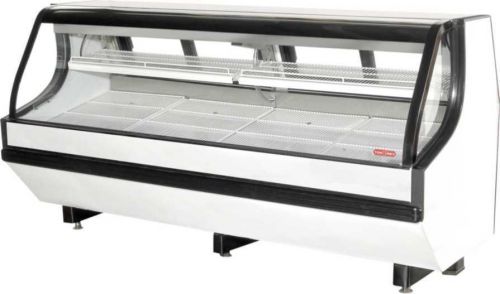 New 78&#034; butcher meat display deli merchandis case self contained 1 hp compressor for sale