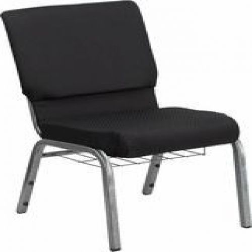 Flash Furniture FD-CH02185-SV-JP02-BAS-GG HERCULES Series 18.5&#039;&#039; Wide Black Patt