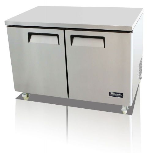 Migali c-u48r commercial undercounter refrigerator two door 12 cu.ft. nsf for sale