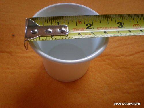 Lot of 72 2.5oz clsc sauce cup carlisle 2500-02  white san restaurant commercial for sale
