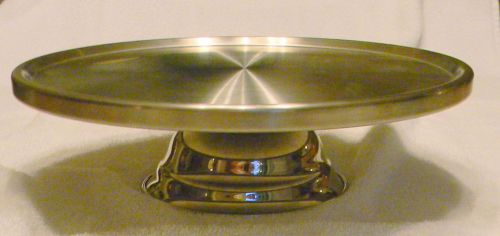 13&#034; Cake Stand Stainless Steel, Restaurant-quality Cake Plate,or Kakery