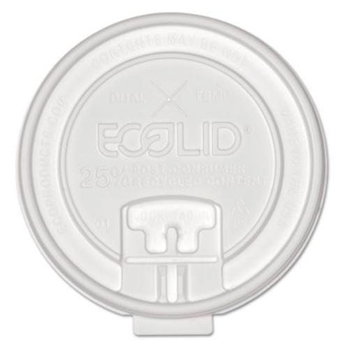 Eco Products EPHCLDTRCT Eco-lid 25% Recycled Content Hot Cup Lid, Fits 10-20oz