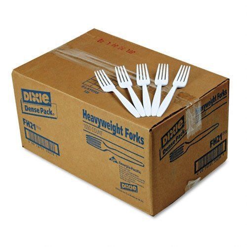 Heavyweight Forks White, 1000/Carton WRAPPED