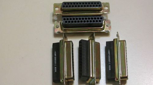 AMP 5 #205207-1 male, 5 #205208-1 female CONNECTOR HOUSING &amp; 300 cont termls