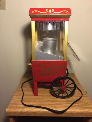 Old Fashioned Movie Time Popcorn Maker by Nostalgia - Hot Air Popper -