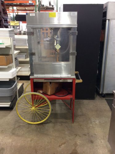 Gold medal 2001st - popcorn machine with cart for sale
