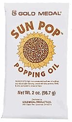 Gold Medal 2643 Sun Pop Oil Pouches for Popcorn 1 cs