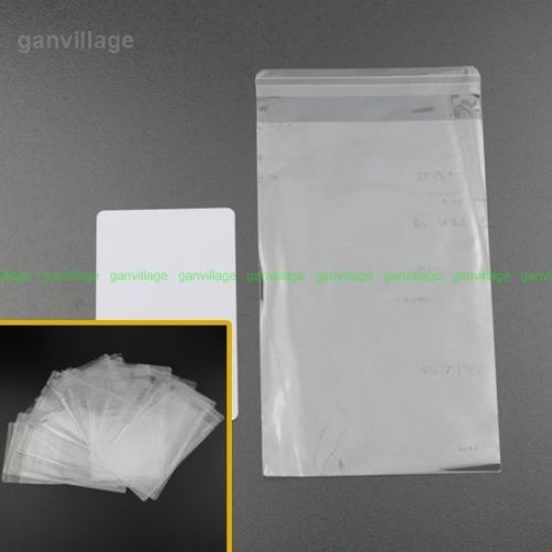 50 PCS Clear Self Adhesive Seal Plastic JEWELRY Retail Packing Bags 9x14cm
