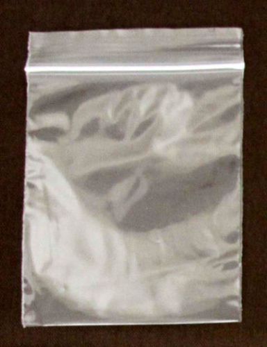 200 of 3 x 4&#034; 2mil Reclosable Poly Clear Ziplock Bags