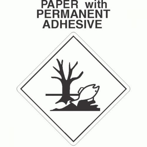 Environmentally Hazardous Marking Paper Labels (Roll of 500 Labels)