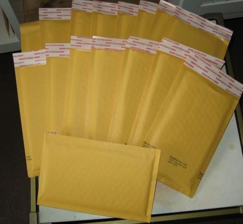 Lot of 15  **YELLOW PADDED ENVELOPES**  size #000 mailers