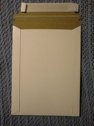 Cardboard CD/DVD mailers  6&#034; x 8&#034; plus flap  self-sealing    open box of 72 left
