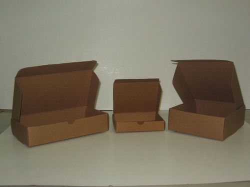 8 1/4 x 4 1/2 x 1 3/4 Kraft ChipBoard Gift Box 50pc