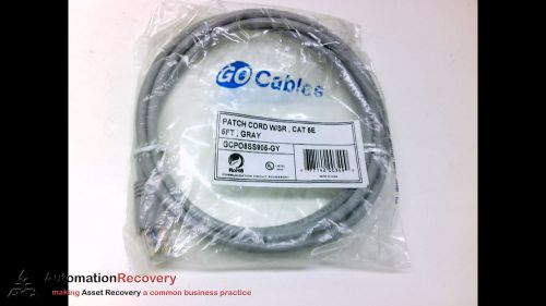 GO CABLES GCPO8SS905-GY ETHERNET CABLE,  LENGTH 5 FEET, NEW