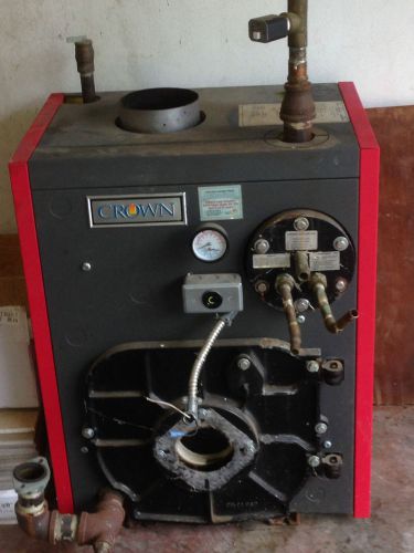 CROWN OIL FIRED BOILER with DOMESTIC HOT WATER COIL